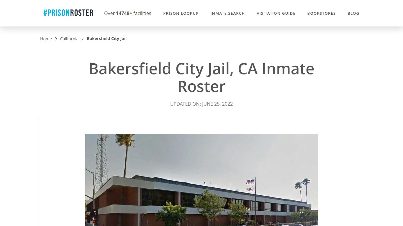 Bakersfield City Jail, CA Inmate Roster